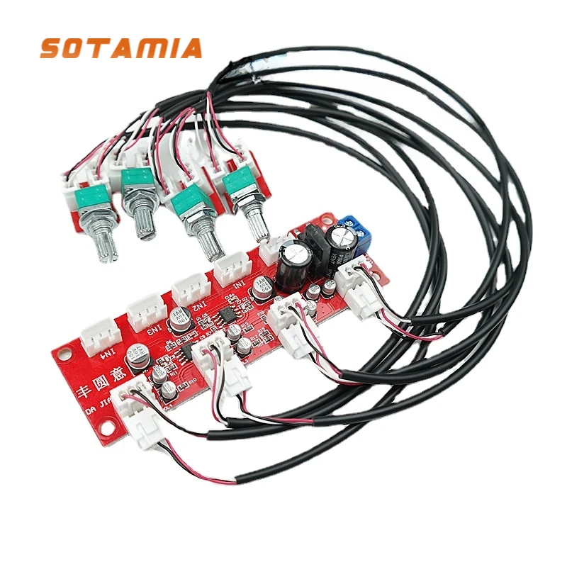 Genius Home Cinema - SOTAMIA NE5532 4 Way Input Mixer