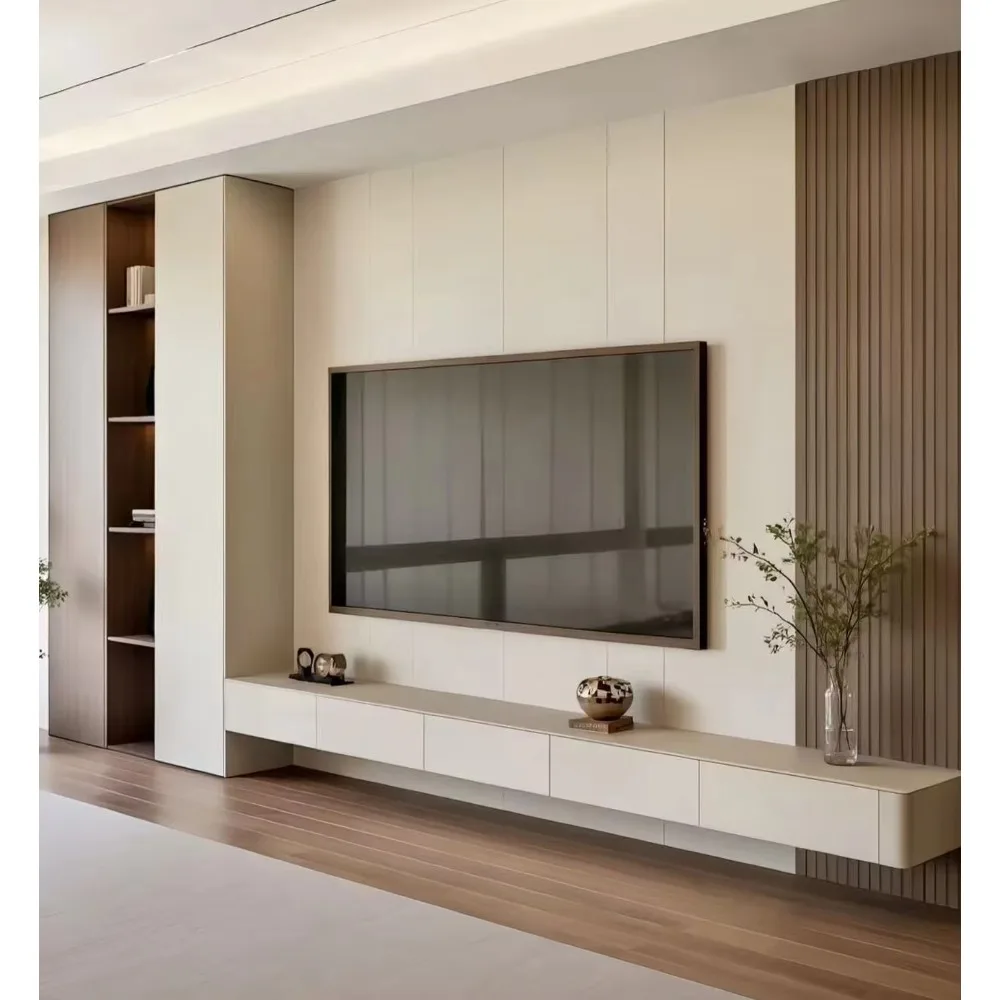 Modern Custom Wooden Low TV Ca - Home Cinema Furniture review and price