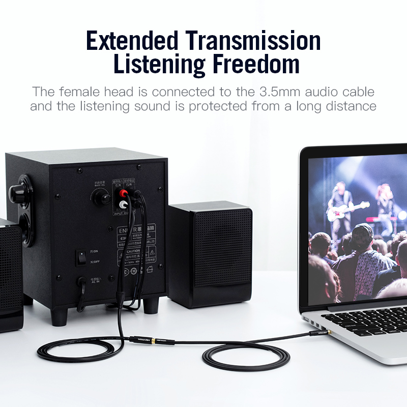 Vention Jack 3.5mm Female to 2 - Genius Home Cinema review and price