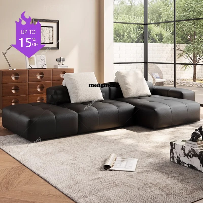 Nordic Leather Compressed Sofa - Home Cinema Furniture review and price