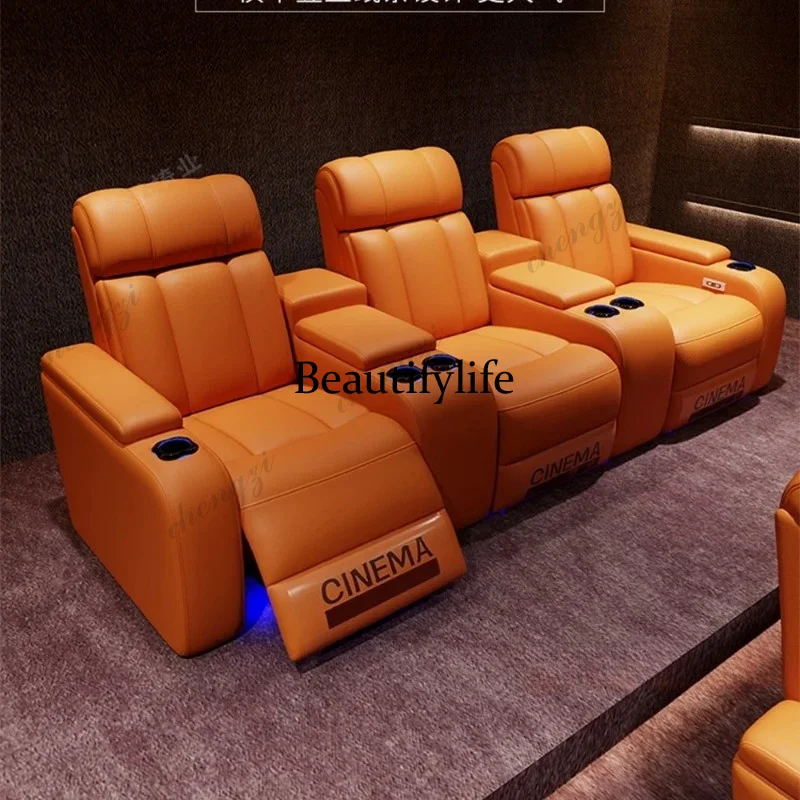 G153 Luxury Genuine Leather El - Home Cinema Furniture review and price