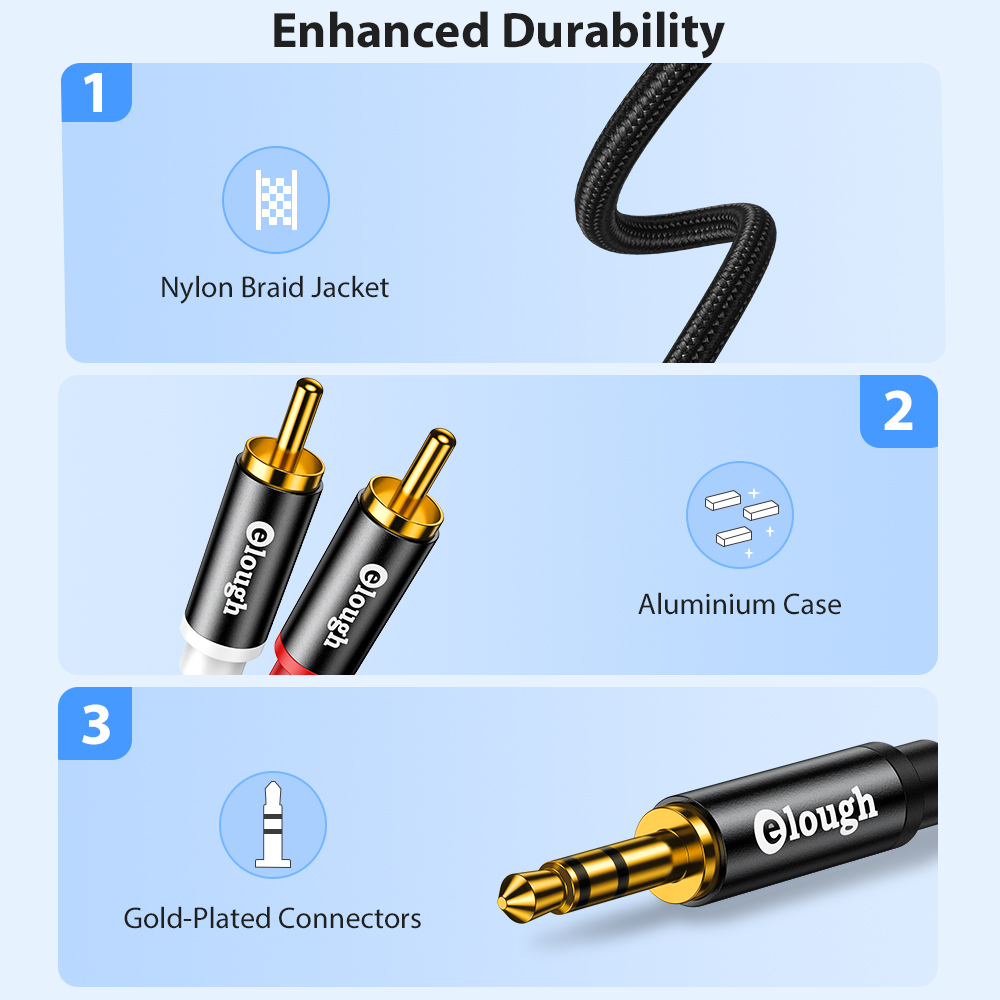 Elough RCA Cable AUX RCA Speak - Genius Home Cinema review and price