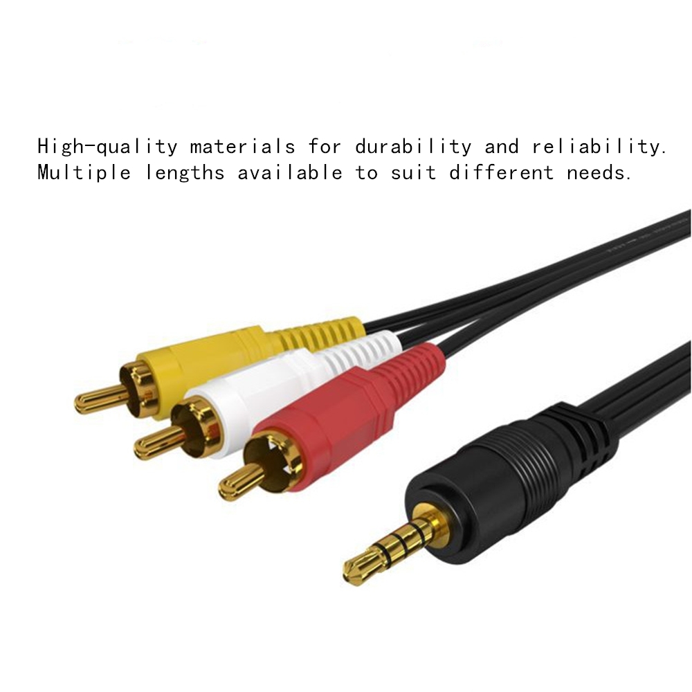3.5mm to 3 RCA Audio Video Cab - Genius Home Cinema review and price