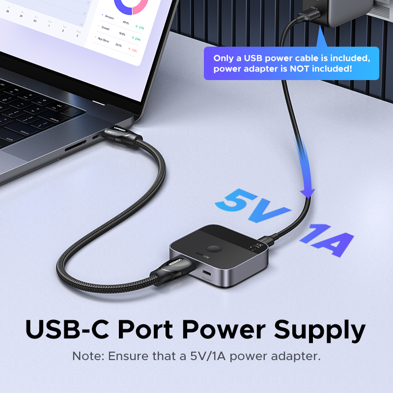 UGREEN HDMI USB C Switch 2 in  - Home Cinema Dvd review and price