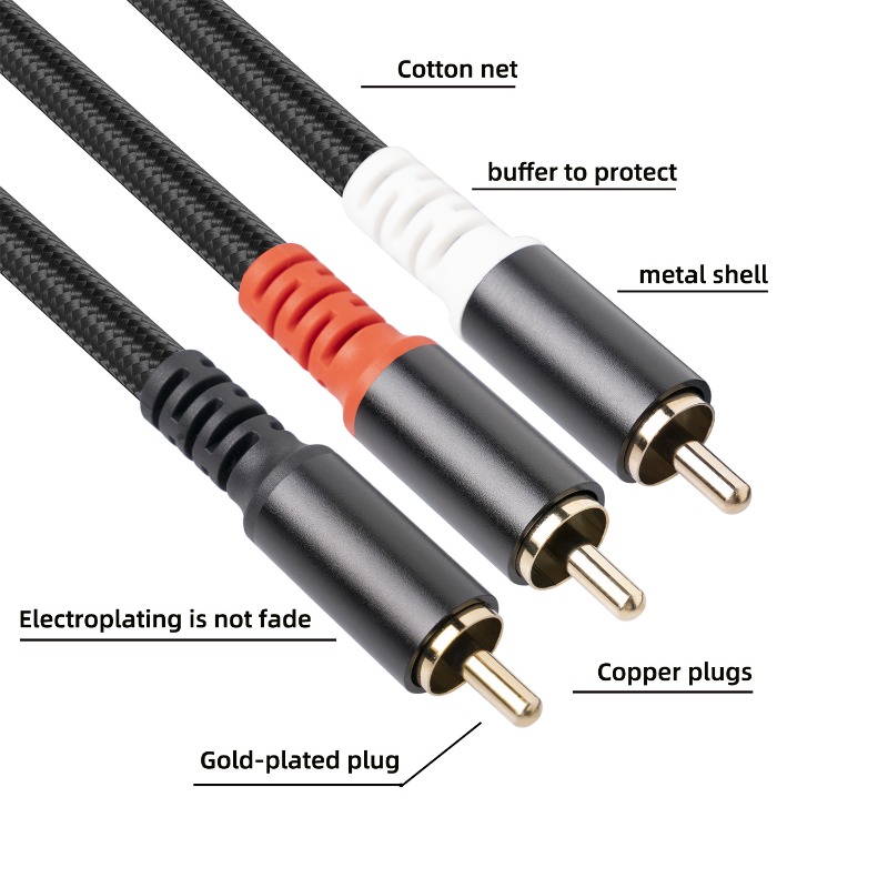1/2/3M 1 RCA Male To 2 RCA Mal - Genius Home Cinema review and price