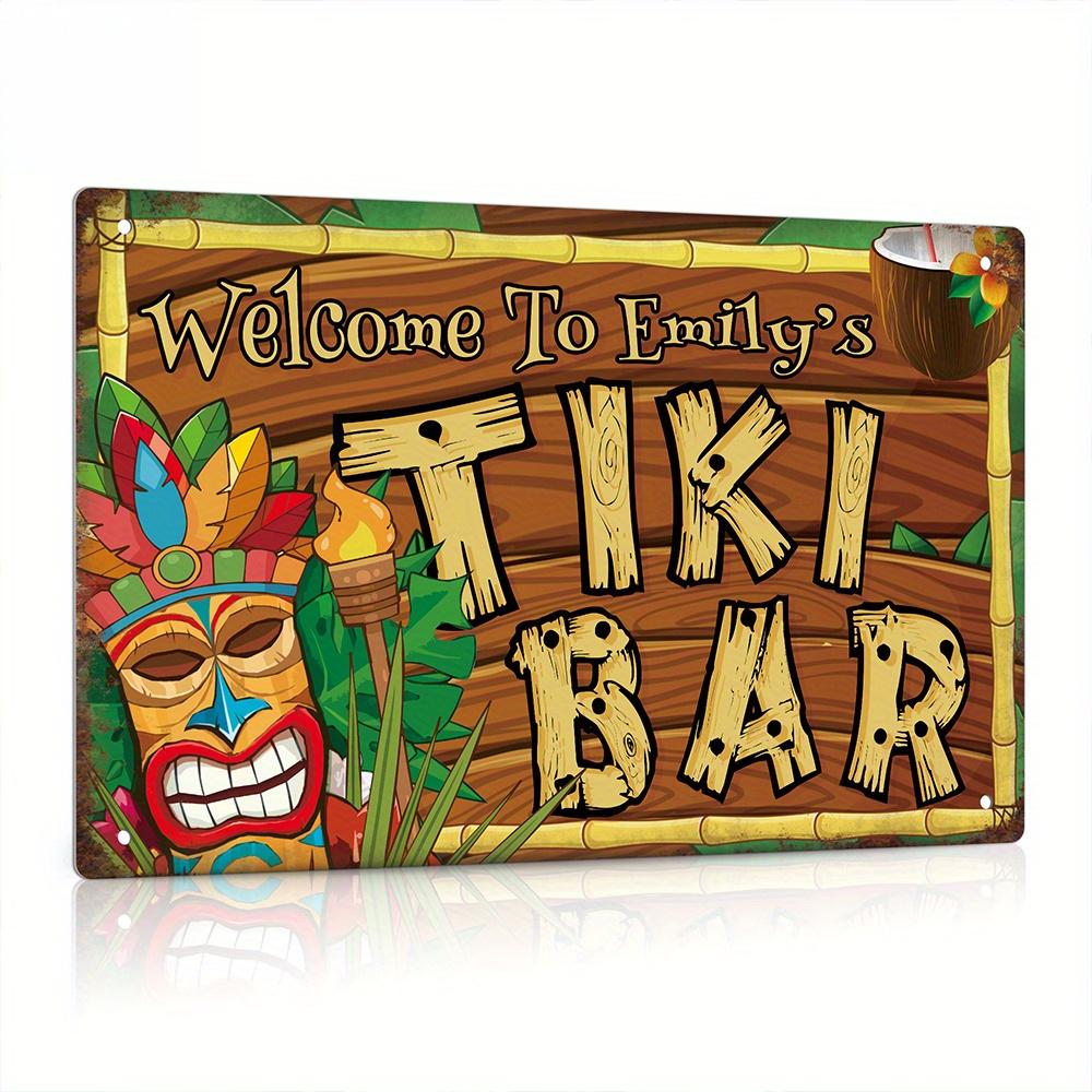 Custom  Decor Tiki Bar Sign, P - Home Cinema Classic review and price