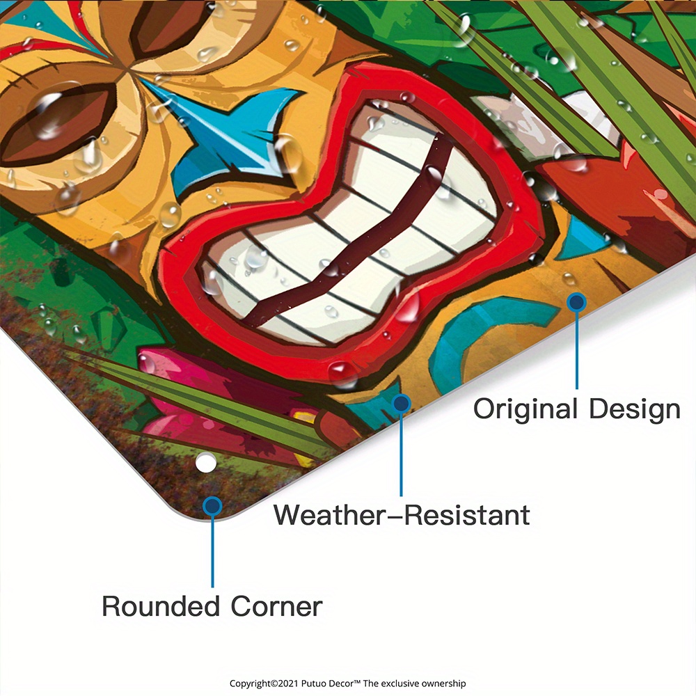 Custom  Decor Tiki Bar Sign, P - Home Cinema Classic review and price