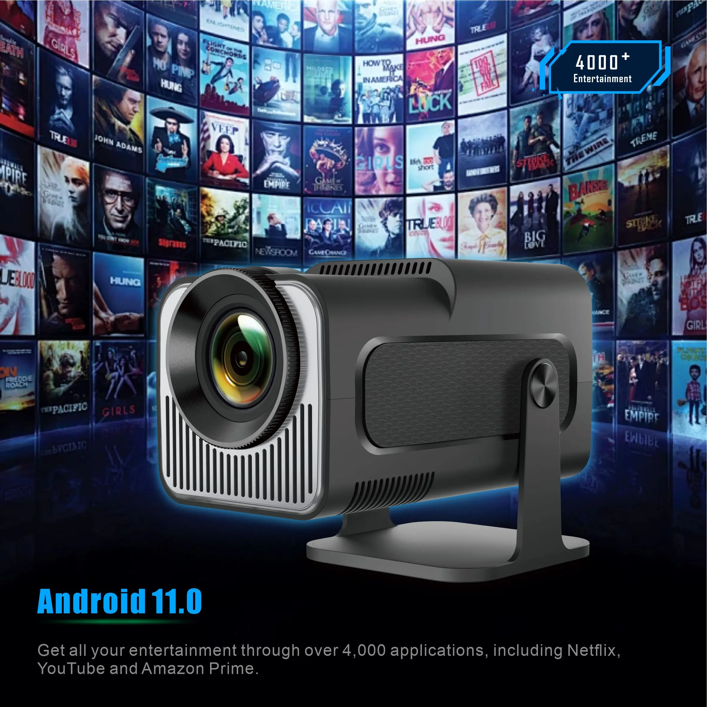 Salange HY320 Mini Projector 7 - Home Cinema Projector Xiaomi review and price