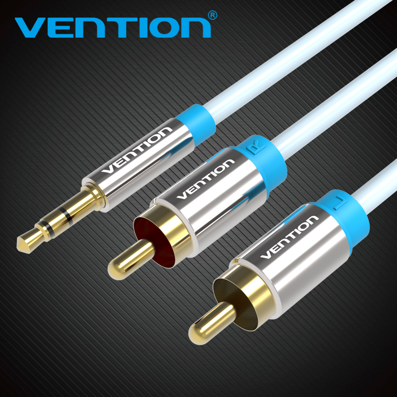 Vention RCA Cable 3.5 to 2rca  - Genius Home Cinema review and price