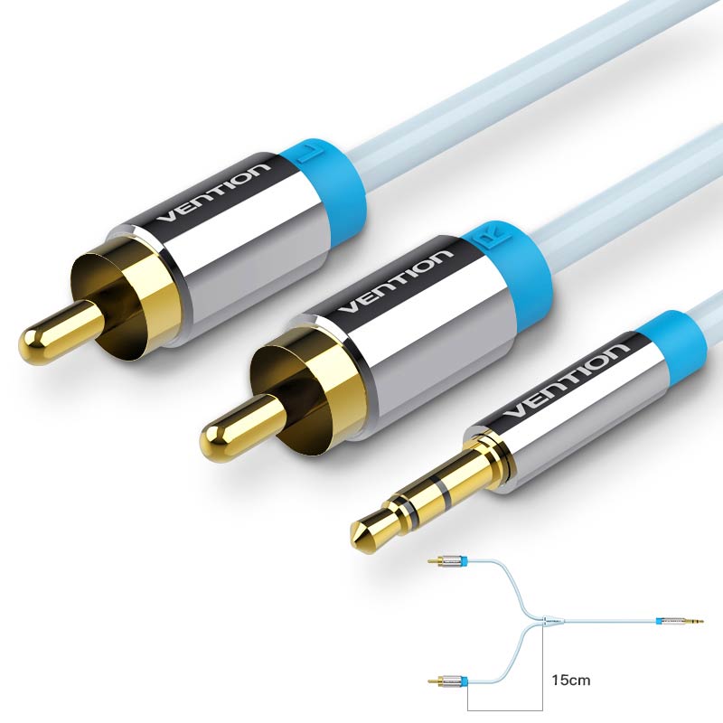Vention RCA Cable 3.5 to 2rca  - Genius Home Cinema review and price