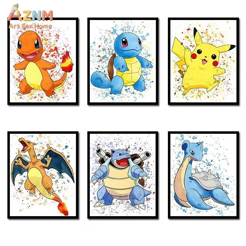 1PC ，Anime Pokemon Canvas Pain - Home Cinema Classic review and price
